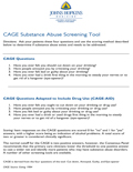 4.CAGE SubstanceAbuse Screening Tool